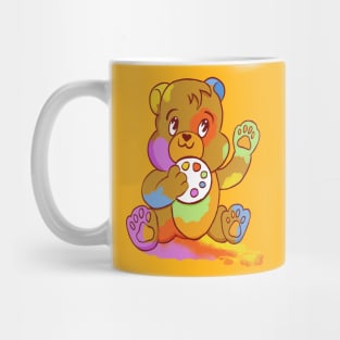 Painter Teddy Bear Mug